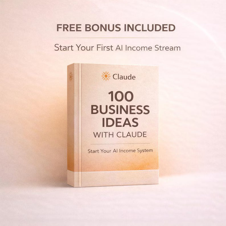 Claude AI Prompt Codes System, Business Ideas, Make Money Workflow (Digital Download)
