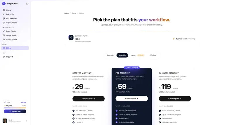 AI Marketing SaaS Platform | AI Image, Video & Ad Copy Generator | Self Hosted Laravel Source Code | AI Advertising Software