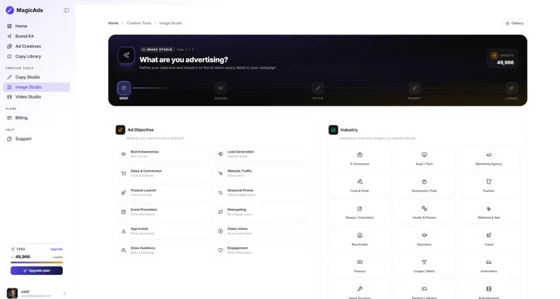 AI Marketing SaaS Platform | AI Image, Video & Ad Copy Generator | Self Hosted Laravel Source Code | AI Advertising Software